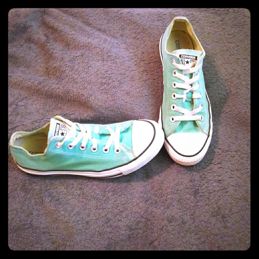 Teal All Star Converses